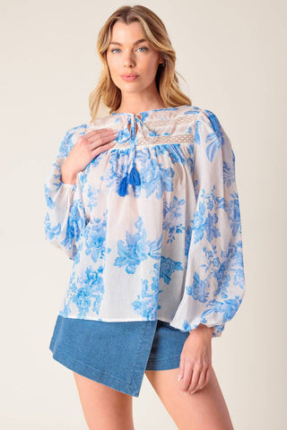 LAGOON DAYDREAMS WOVEN TOP - By Baano