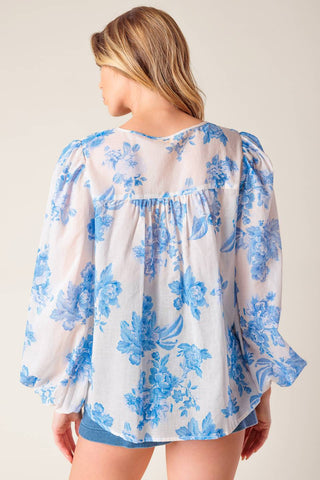 LAGOON DAYDREAMS WOVEN TOP - By Baano