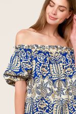 A DAY AT THE MARKET WOVEN TOP - By Baano