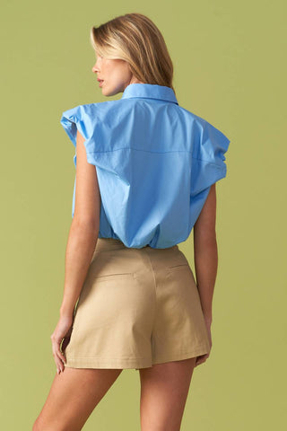CREATING MEMORIES WOVEN CROP TOP - By Baano