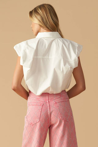 CREATING MEMORIES WOVEN CROP TOP - By Baano