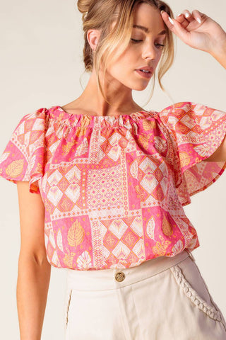 WHERE TO NEXT WOVEN TOP - By Baano