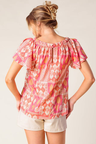 WHERE TO NEXT WOVEN TOP - By Baano