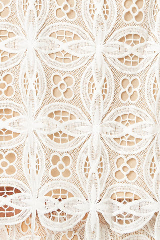 MEMORABLE FLIRT WOVEN LACE TOP - By Baano