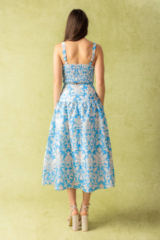 LITTLE MOMENTS WOVEN TOP AND SKIRT SET - By Baano