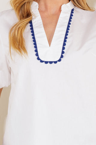 HIGH STANDARDS WOVEN TOP - By Baano