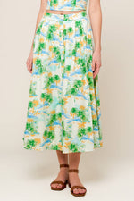 PICTURE PERFECT WOVEN TOP AND SKIRT SET - By Baano