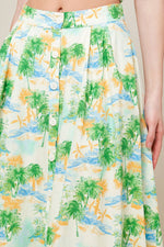 PICTURE PERFECT WOVEN TOP AND SKIRT SET - By Baano