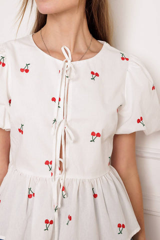 CLOSER THAN EVER WOVEN TOP - By Baano