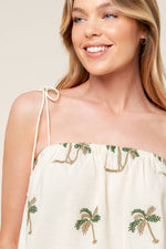 TERRIFIC TIMING IVORY WOVEN TOP AND PANT SET - By Baano