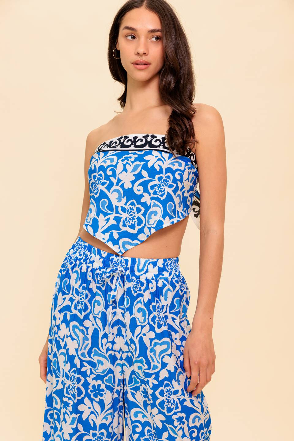 SPARKING INSPIRATION WOVEN TOP AND PANT SET - By Baano