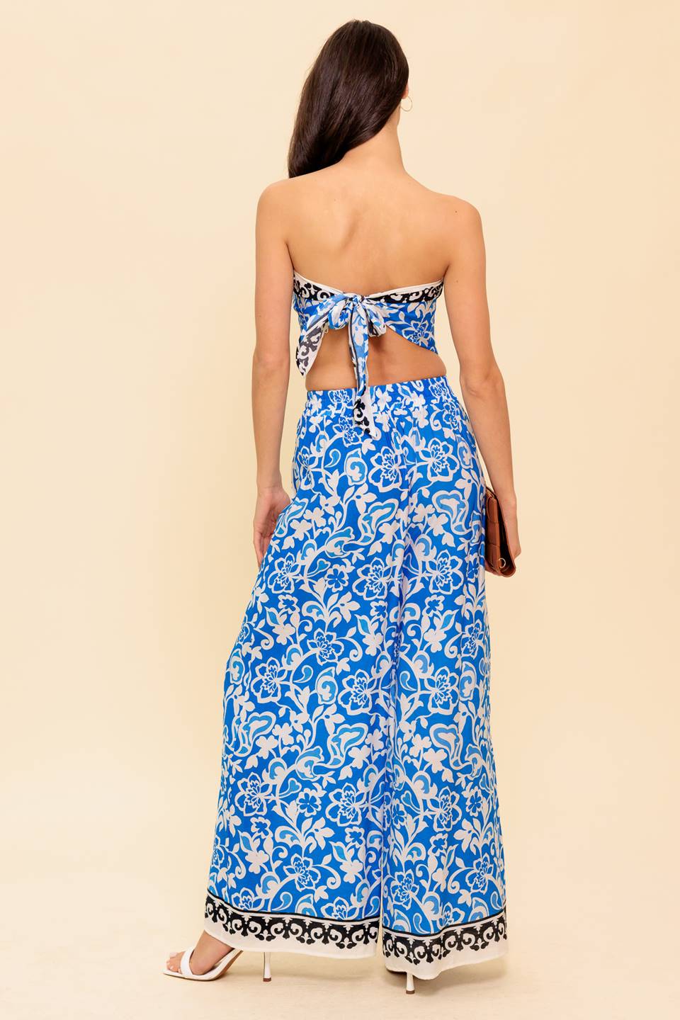 SPARKING INSPIRATION WOVEN TOP AND PANT SET - By Baano