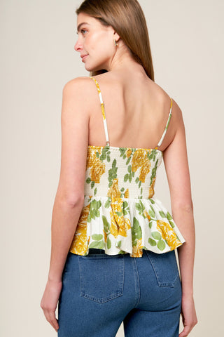 EVERY SUNDAY CREAM WOVEN TOP - By Baano