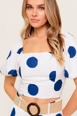 COCONUT KISS  NAVY TOP AND PANT SET - By Baano