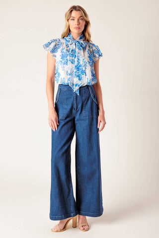 BEAUTY ICON WOVEN TOP - By Baano