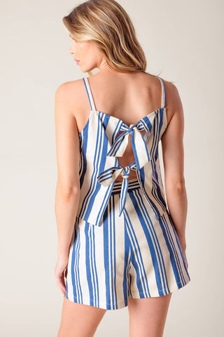 AROUND THE WORLD WOVEN TOP AND SHORT SET - By Baano