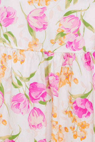 BOTANICAL BLISS WOVEN TOP AND SKIRT SET - By Baano