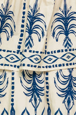 FLORAL RHYTHM WOVEN TOP AND SKIRT SET - By Baano