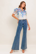 SUNSET SAIL WOVEN TOP - By Baano