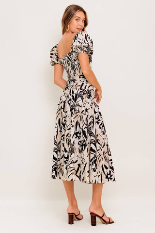 NEUTRAL ZONE WOVEN TOP AND SKIRT SET - By Baano