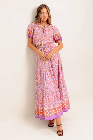 WHISPERING LAVENDER WOVEN TOP - By Baano