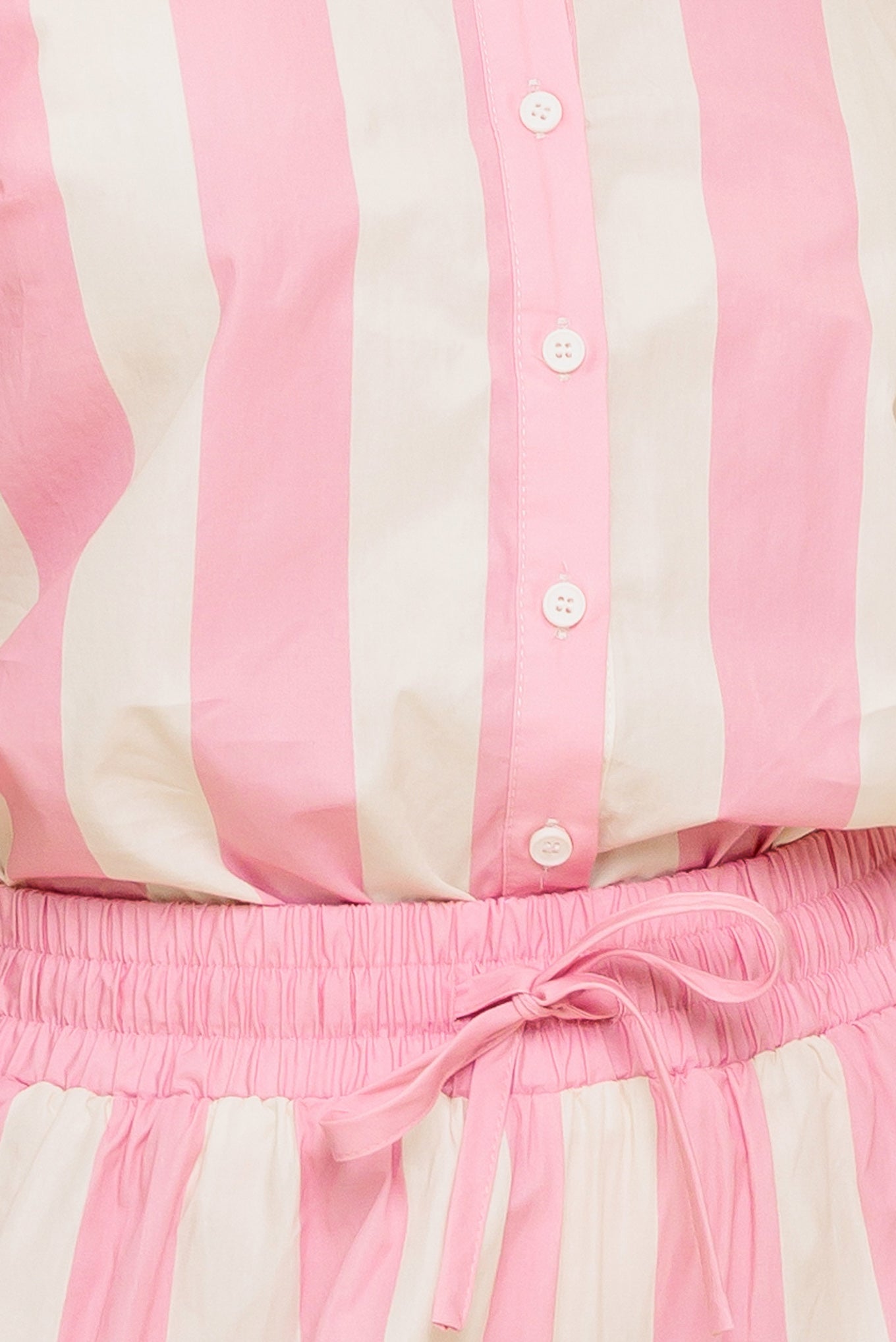 WINK & WALK STRIPE WOVEN TOP AND PANT SET - By Baano