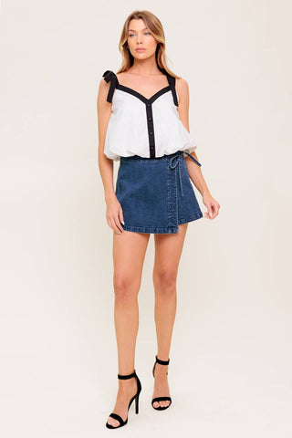 SCENT OF SPRING WOVEN TOP - By Baano