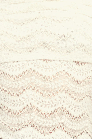 ANGELIC SWEETIE CREAM WOVEN TOP - By Baano