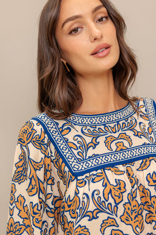 BOHEME MEADOW WOVEN TOP - By Baano