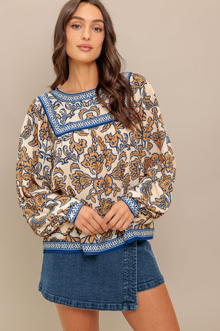 BOHEME MEADOW WOVEN TOP - By Baano