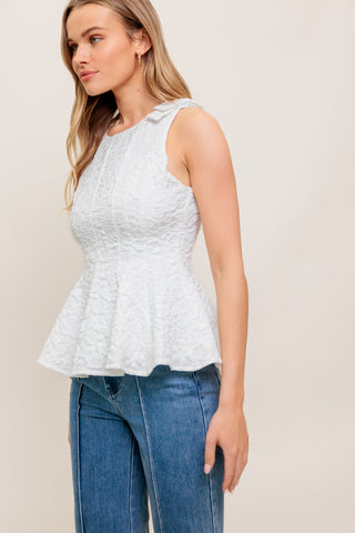 SOFT WHISPER WOVEN TOP - By Baano