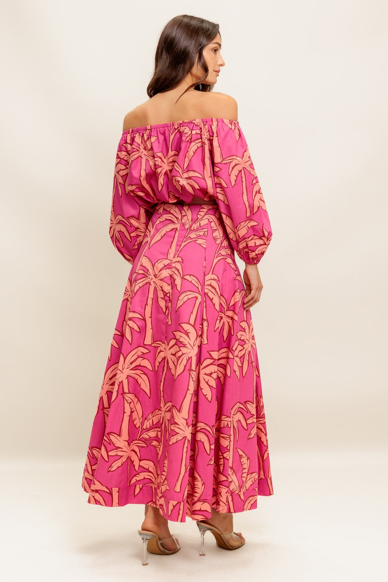 PARADISE MATCH WOVEN TOP AND SKIRT SET - By Baano