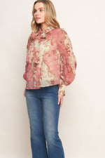 ROCOCO ROSE WOVEN TOP - By Baano