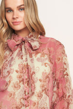 ROCOCO ROSE WOVEN TOP - By Baano