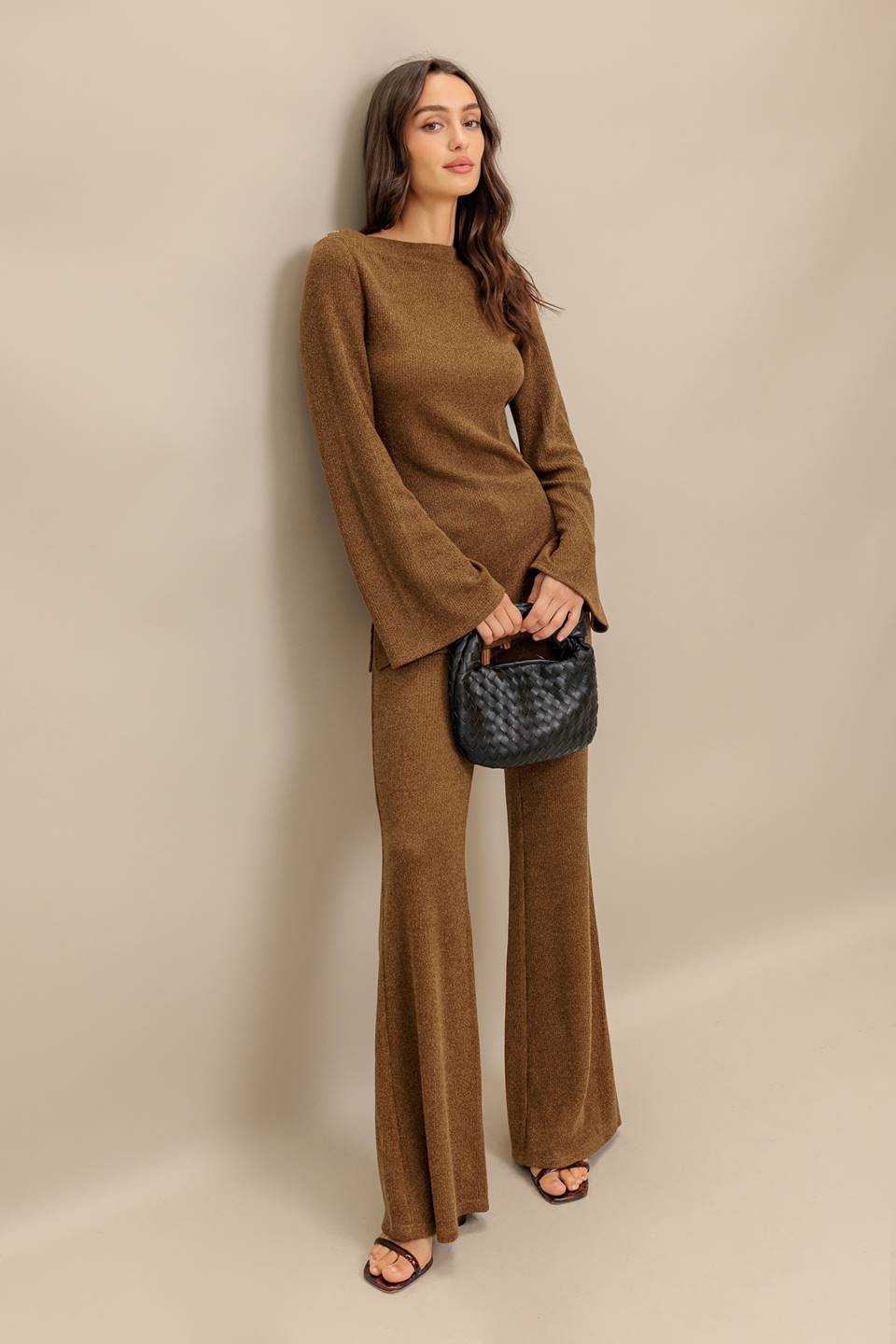 FLARE TOUCH SOLID TUNIC TOP - By Baano