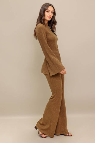 FLARE TOUCH SOLID TUNIC TOP - By Baano