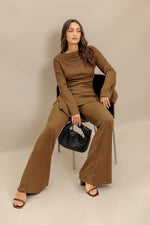 FLARE TOUCH SOLID TUNIC TOP - By Baano