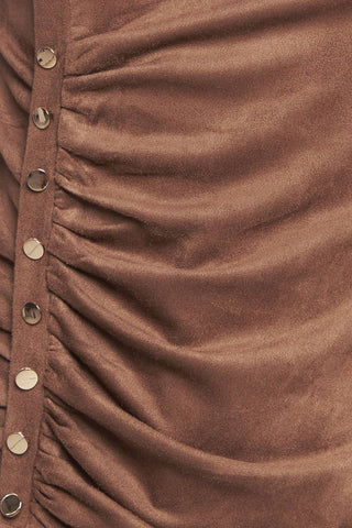MY EVERYDAY BEST FAXU SUEDE TOP - By Baano
