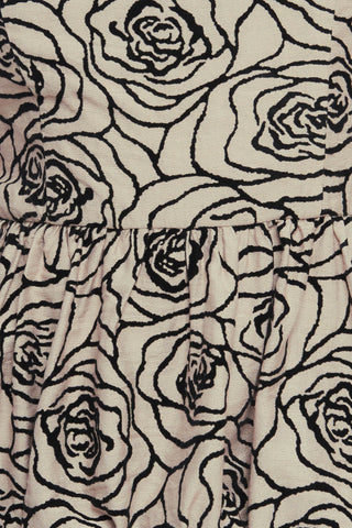 GRAPHIC GARDEN WOVEN TOP