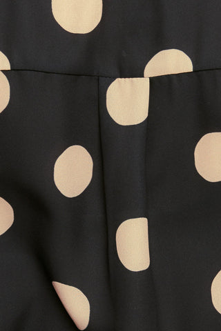URBAN CIRCLES WOVEN TOP