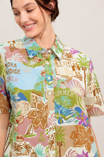 SUNSHINE GETAWAY WOVEN TOP Flying Tomato