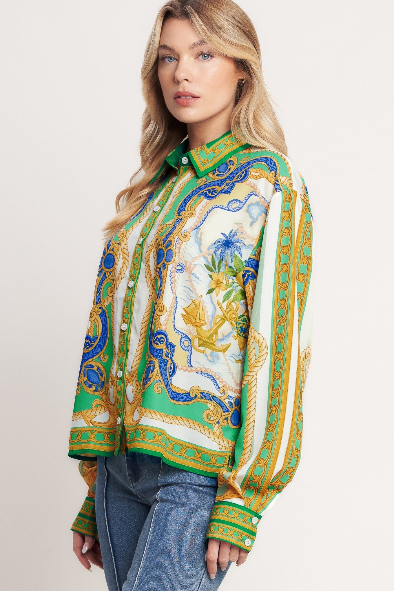 VINTAGE HEIRESS WOVEN TOP Flying Tomato