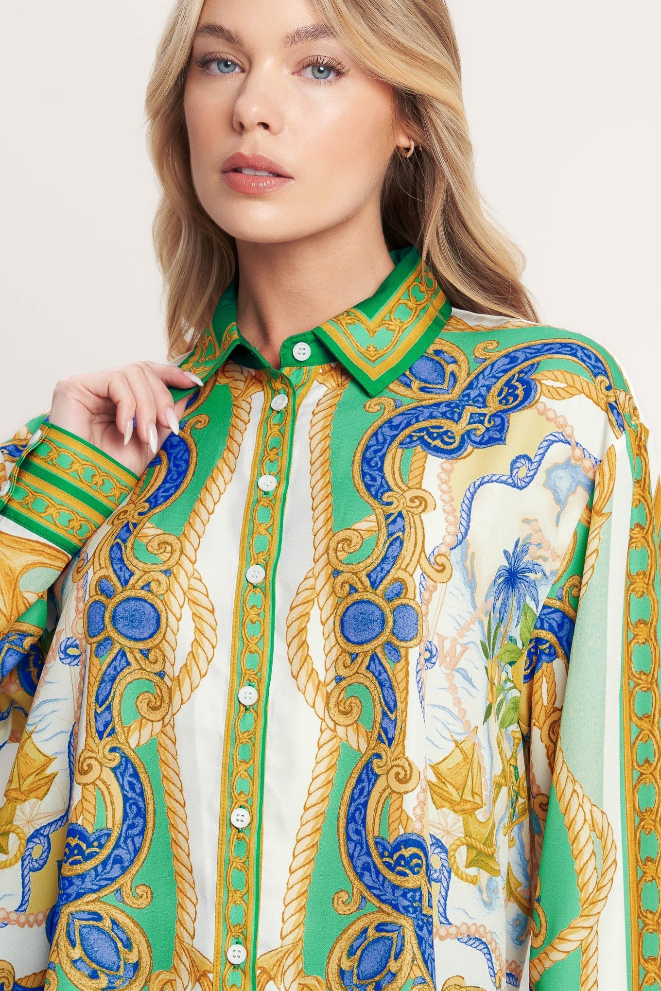 VINTAGE HEIRESS WOVEN TOP Flying Tomato