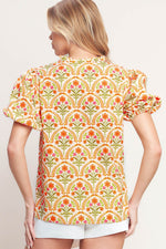 JUST ADD SUNSHINE WOVEN TOP