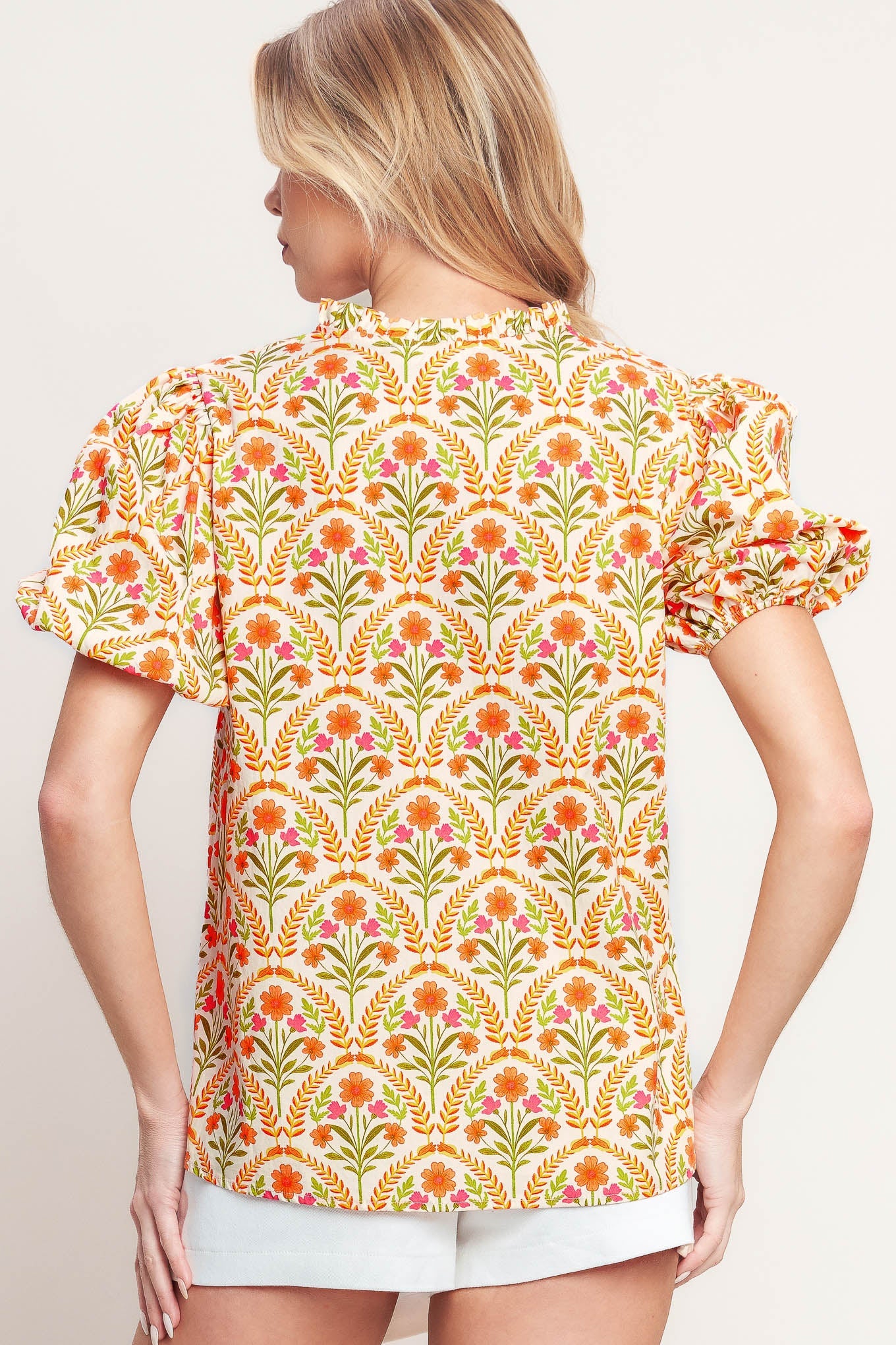 JUST ADD SUNSHINE WOVEN TOP