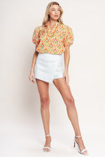 JUST ADD SUNSHINE WOVEN TOP