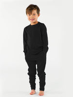 Kids Midweight Merino Jogger and Crew Set