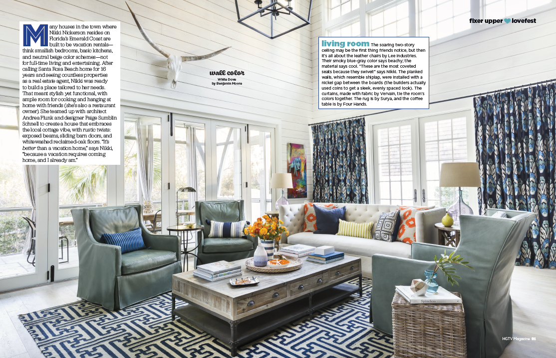 Antigua Pillow - Natural Indigo