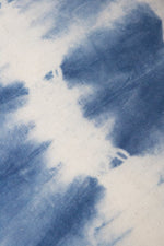 Indigo Striped Shibori Tassel Pillows