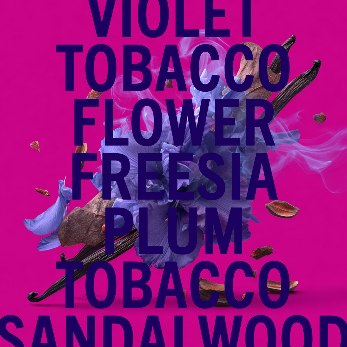 Violet Tabac Fragrance Noir 3.4oz - By Baano